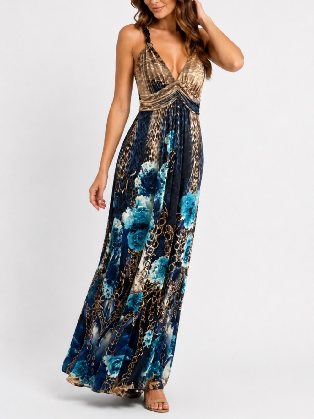S-Twelve Maxi Dress Size Large - Picture 9 of 12